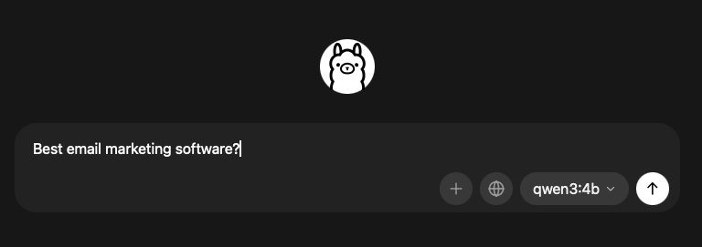 Ollama uses fixed downloaded model files that aren't updated