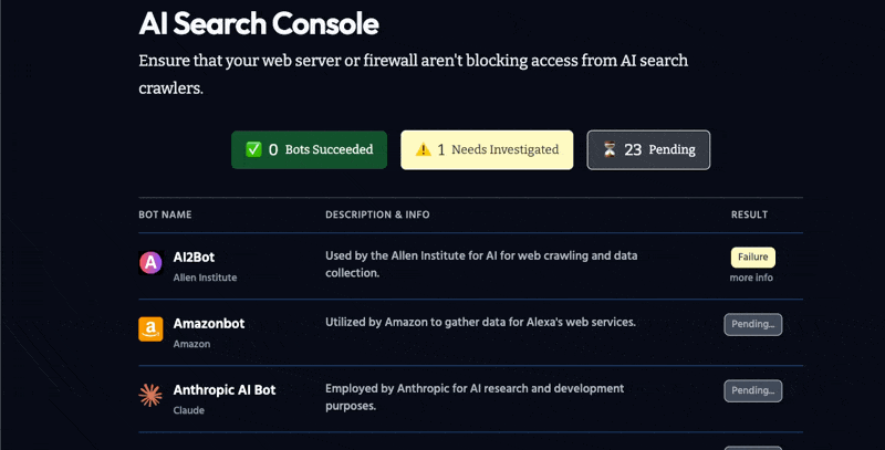 New Search Console